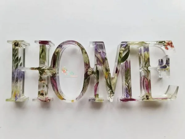 flower preservation resin home ornament