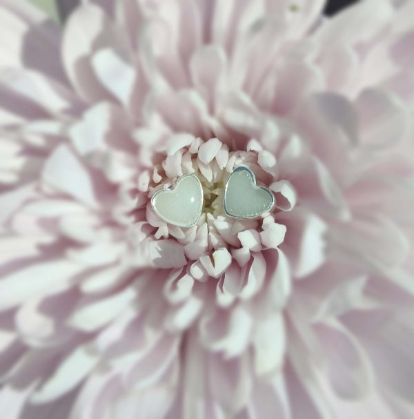 Milk Heart Breastmilk Earrings – Sterling Silver Keepsake Jewellery