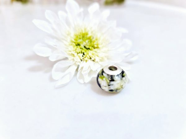 flower preservation pandora style bead charm