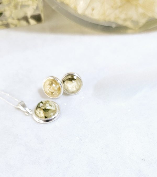 Forever Blooms Sterling Silver Flower-Preservation Jewellery Set - Image 3