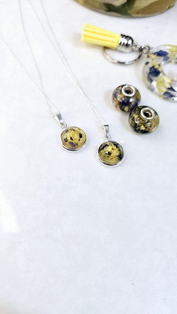 Bespoke Real Flower Resin Bead Charm – Personalised Keepsake for Pandora Bracelets - Image 4