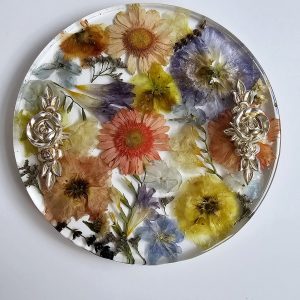 wedding bouquet preservation resin tray handmade in the UK