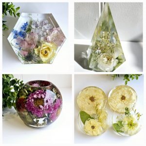 Flower Preservation Resin Keepsake Package - Treasured Moments