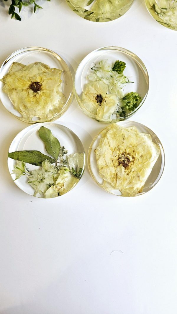 Forever Bloom Resin Flower Coasters (Handcrafted UK Keepsakes) - Image 4